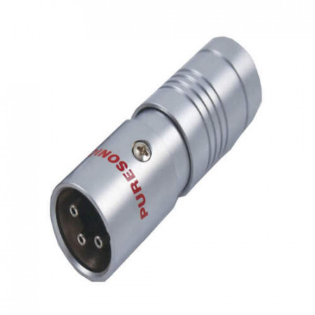 Коннектор для аудио XLR Puresonic XLR-3F-BG серый