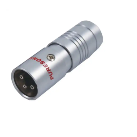 Коннектор для аудио XLR Puresonic XLR-3F-BG серый