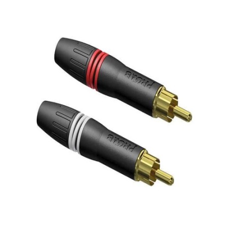 Коннектор для аудио RCA PROCAB PCR2M/BG черный