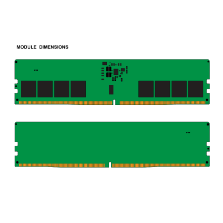 Оперативная память Kingston ValueRAM (KVR64A52BS8-16) 16 ГБ зеленый