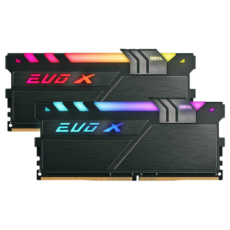 Оперативная память GeIL EVO X II Black RGB (GEXSB416GB3200C16BSC) 16 ГБ черный