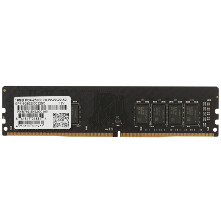 Оперативная память GeIL Pristine Series PC4-25600 (GP416GB3200C22SC) 16 Гб черный