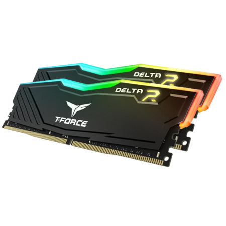 Оперативная память Team Group DELTA RGB (TF3D416G3200HC16FDC01) 16 ГБ черный