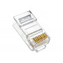 Коннектор Lanmaster RJ45 (TWT-PL45-8P8C-6) 100 шт прозрачный