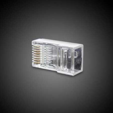 Коннектор RJ45 (UTP RJ-45) 1000 шт прозрачный