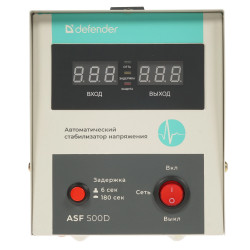 Стабилизатор напряжения Defender ASF 500D (99034) белый