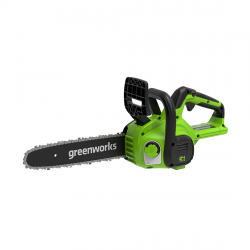Аккумуляторная цепная пила Greenworks 2007707UA зеленый БЕЗ АККУМУЛЯТОРОВ