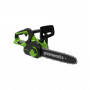 Аккумуляторная цепная пила Greenworks 2007707UA зеленый БЕЗ АККУМУЛЯТОРОВ