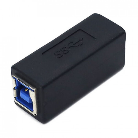 Переходник USB Type B-B USB3.0 f/f Digitus (92056) черный