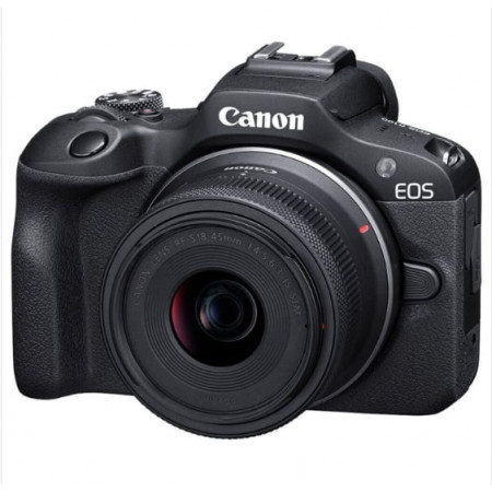Беззеркальный фотоаппарат со сменной оптикой Canon D.CAM EOS R100 BK + RFS18-45 черный