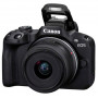 Беззеркальный фотоаппарат со сменной оптикой Canon D.CAM EOS R50 BK + RFS18-45 S SEE черный