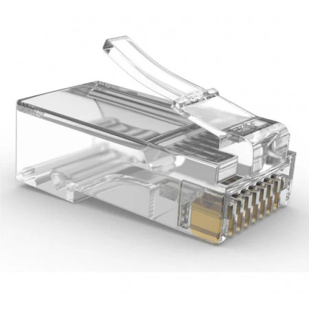 Коннектор Cablexpert RJ45 (LC-PTU-01/100) 100 шт прозрачный