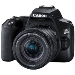 Зеркальный фотоаппарат Canon EOS 250D EF-S 18-55 IS STM Kit (3454C007AA) черный
