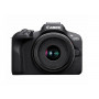 Беззеркальный фотоаппарат со сменной оптикой CANON EOS R100 + RF-S 18-45 (6052C034) черный