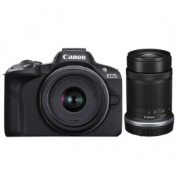 Беззеркальный фотоаппарат со сменной оптикой CANON EOS R50 + RF-S 18-45 mm (5811C034) черный