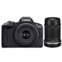 Беззеркальный фотоаппарат со сменной оптикой CANON EOS R50 + RF-S 18-45 mm (5811C034) черный