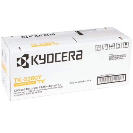 Тонер-картридж лазерный Kyocera TK-5380Y (1T02Z0ANL0) желтый