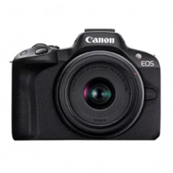 Беззеркальный фотоаппарат со сменной оптикой CANON EOS R50 + RF-S 18-45 mm IS STM (5811C033) черный