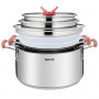Набор посуды Tefal Optispace G720SD74 (2100115982) серебристый