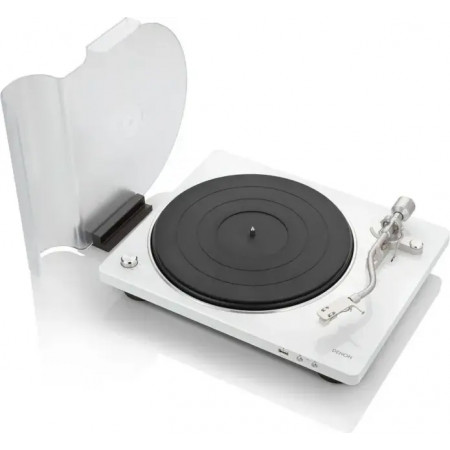 Виниловый проигрыватель DENON DP-450USB белый
