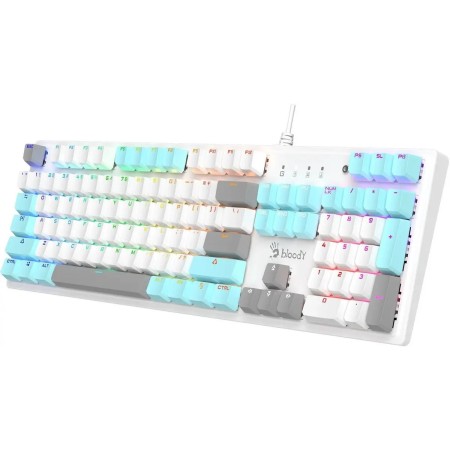Клавиатура проводная A4Tech Bloody S520N ICY WHITE белый