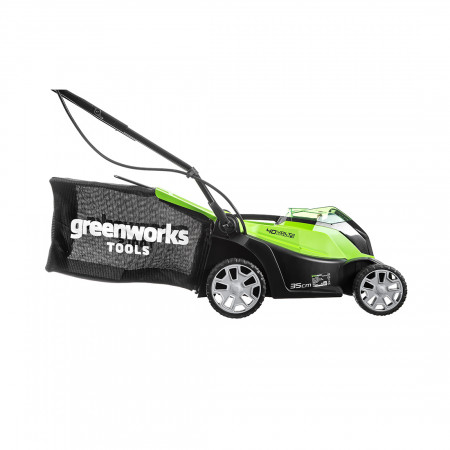 Газонокосилка аккумуляторная GreenWorks G40LM35K2 (2501907UA) зеленый (С АККУМУЛЯТОРАМИ)