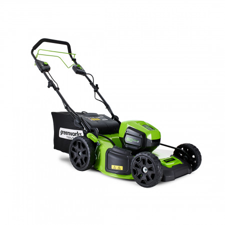 Газонокосилка аккумуляторная GreenWorks GD60LM46SPK4 (2502907UB) зеленый (С АККУМУЛЯТОРАМИ)