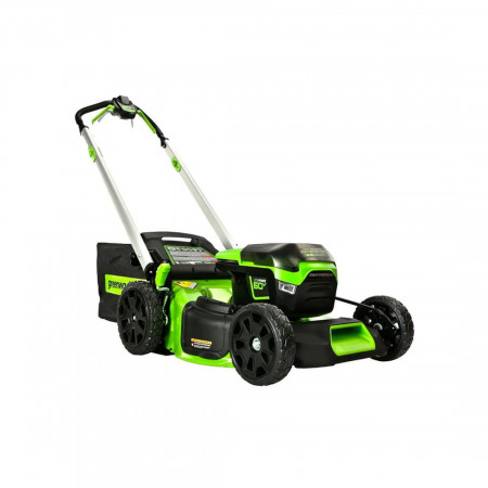 Газонокосилка аккумуляторная Greenworks 2514307UB (2514307UB) зеленый (С АККУМУЛЯТОРАМИ)