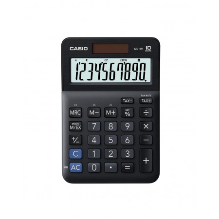 Калькулятор бухгалтерсикй CASIO MS-10F-WA-EP черный