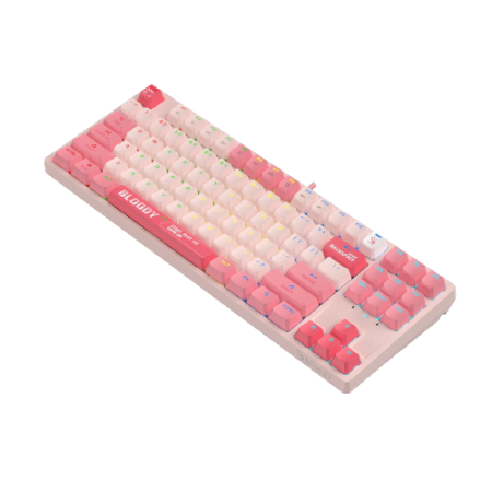 Клавиатура проводная A4Tech Bloody S87 PINK (S87-PINK) розовый