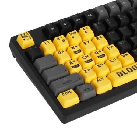 Клавиатура проводная A4Tech Bloody S98 Sports Lime (S98-Lime) черный
