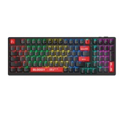 Клавиатура беспроводная + проводная A4Tech Bloody WS98 (WS98 Bloody Red) черный
