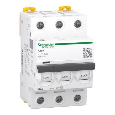 Автоматический выключатель Schneider Electric A9F79363 63 A белый