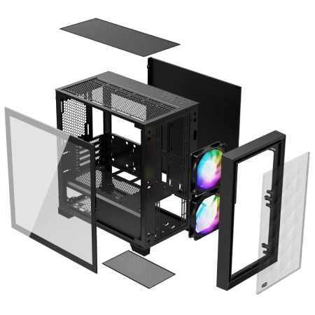 Корпус PCCooler C3D310 BK ARGB черный