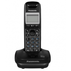 Радиотелефон (DECT) PANASONIC KX-TG2521RUT темно-серый металлик