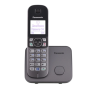 Телефон беспроводной (DECT) PANASONIC KX-TG6811RUM серый металлик