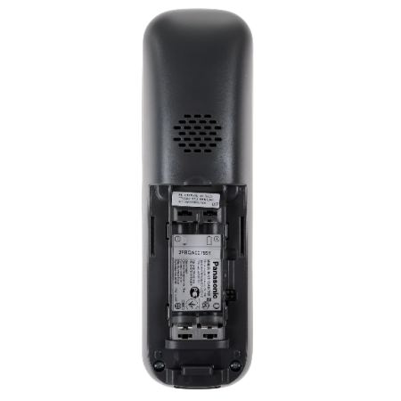 Телефон беспроводной (DECT) PANASONIC KX-TG6811RUM серый металлик