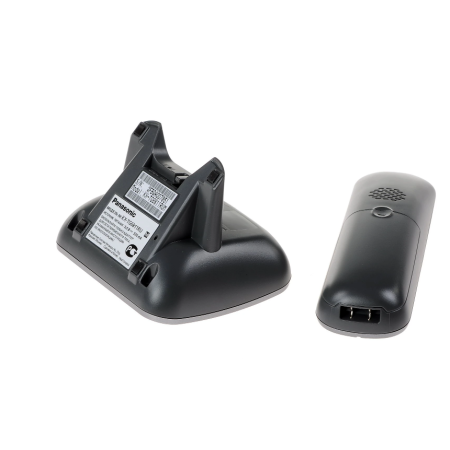 Телефон беспроводной (DECT) PANASONIC KX-TG6811RUM серый металлик