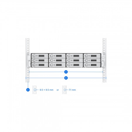 Серверные рельсы Synology RKS-02 серый