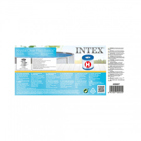 Картридж для фильтр-насоса Intex 29007 сине-белый
