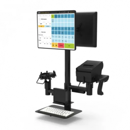 Кронштейн для POS-системы Пионер PS-3010 (в комплекте со стальной базой) черный
