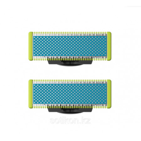 Сменные лезвия Philips QP225/50 зеленый-голубой