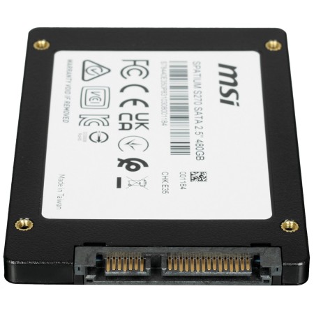 480 ГБ SSD диск MSI SPATIUM S270 (S78-440E350-P83) черный