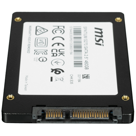 480 ГБ SSD диск MSI SPATIUM S270 (S78-440E350-P83) черный