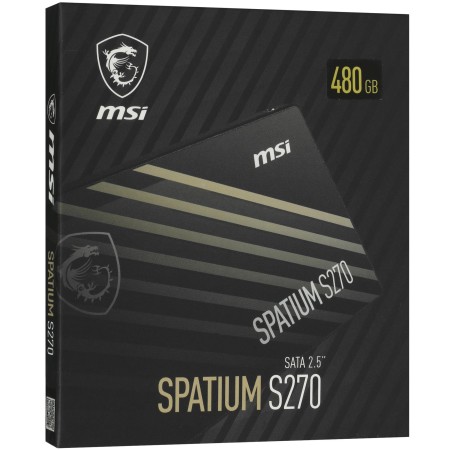 480 ГБ SSD диск MSI SPATIUM S270 (S78-440E350-P83) черный