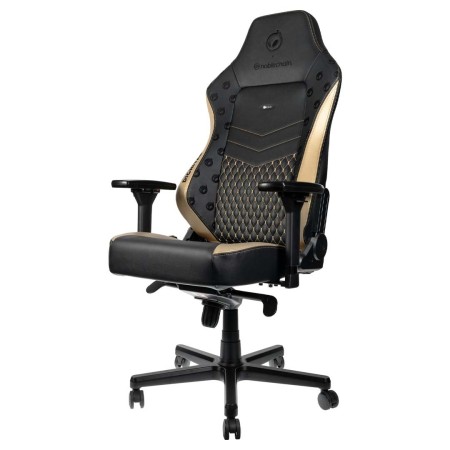 Кресло игровое Noblechairs HERO Dignitas Edition (NBL-HRO-PU-DTE) черно-золотой