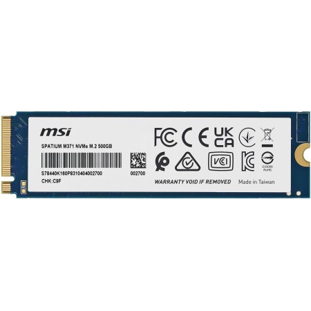 500 ГБ SSD диск MSI SPATIUM M371 (S78-440K160-P83) черный