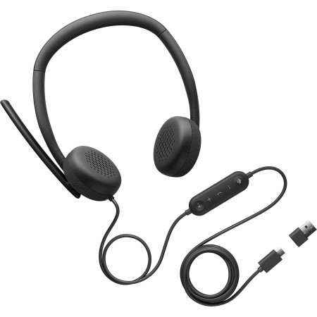 Наушники Dell Wired Headset WH3024 (520-BBDH) черный