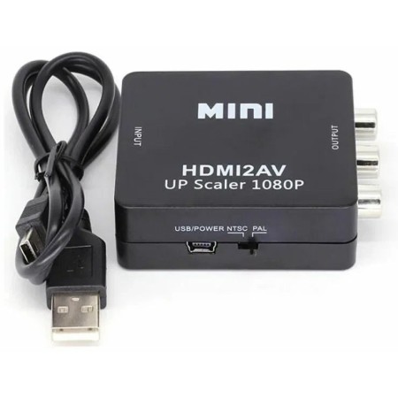 Переходник HDMI - AV Cablexpert (DSC-HDMI-CVBS-001) черный