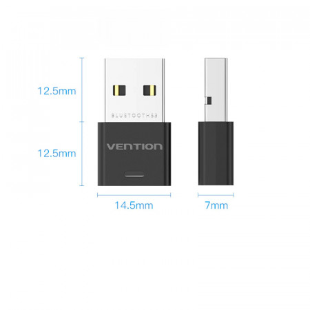 Bluetooth адаптер Vention NAHB0 черный